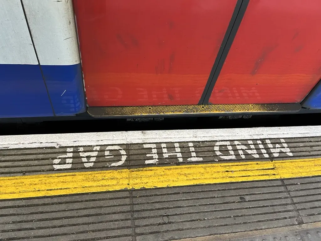 A London Underground Platform